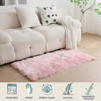 Soft Rug Fluffy Faux Fur Large Sheepskin Rugs