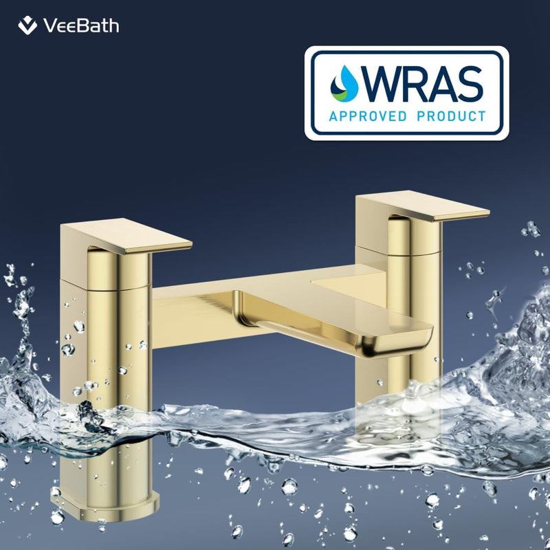 Soft Square Bath Filler Mixer Modern Chrome Finish
