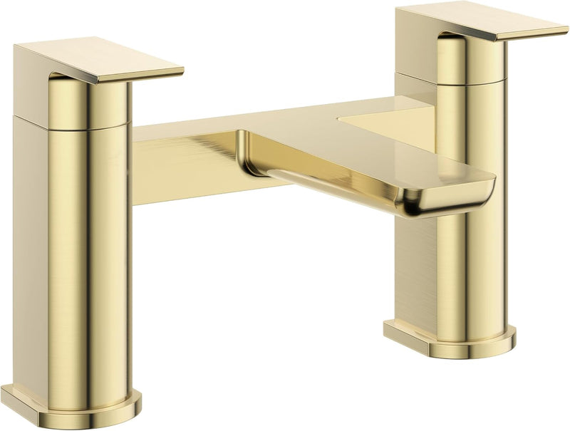 Soft Square Bath Filler Mixer Modern Chrome Finish