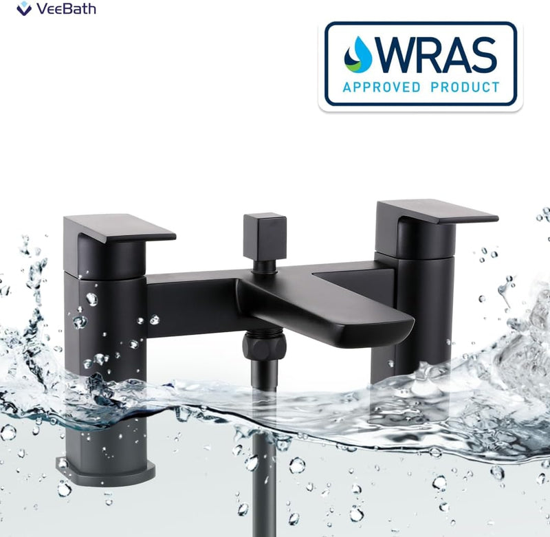 Soft Square Bath Shower Mixer Chrome Finish