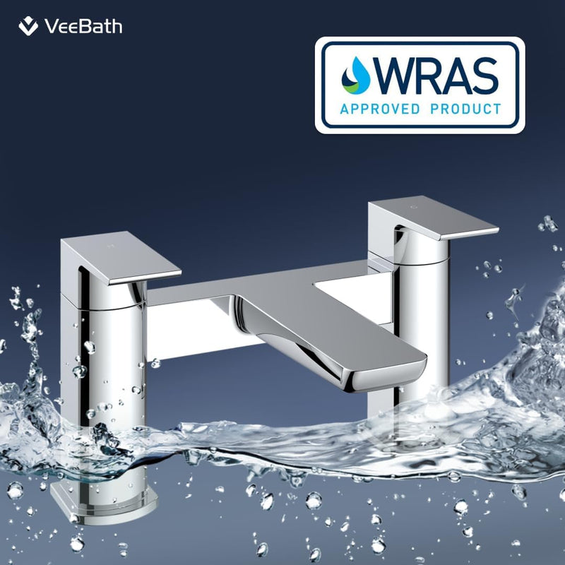 Soft Square Bath Shower Mixer Chrome Finish