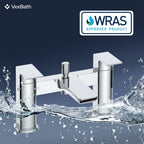 Soft Square Bath Shower Mixer Chrome Finish