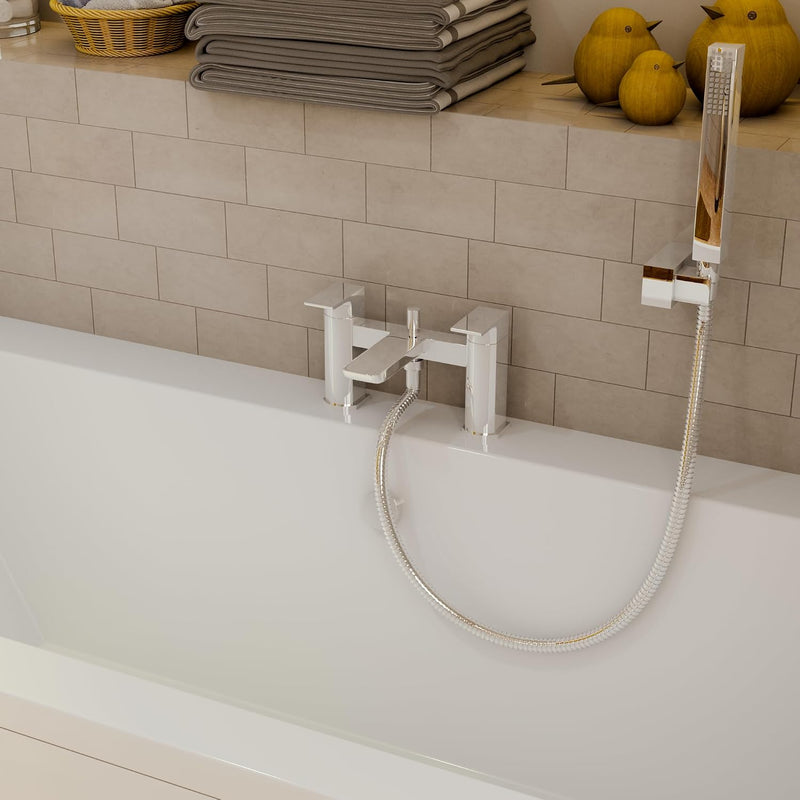 Soft Square Bath Shower Mixer Matt Finish