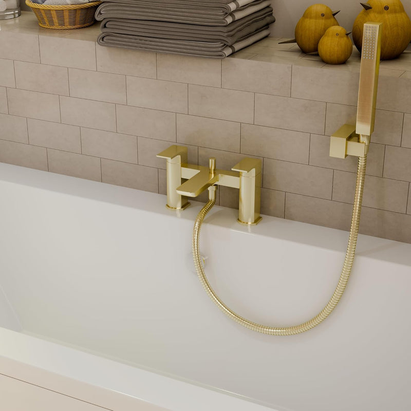 Soft Square Bath Shower Mixer Matt Finish
