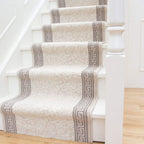 Soft Stair Carpet Durable Aztec Border Runner Rug