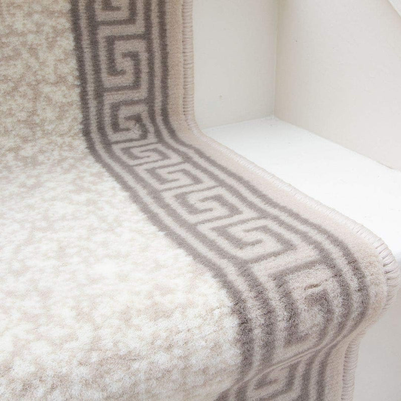 Soft Stair Carpet Durable Aztec Border Runner Rug