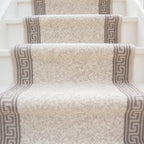Soft Stair Carpet Durable Aztec Border Runner Rug