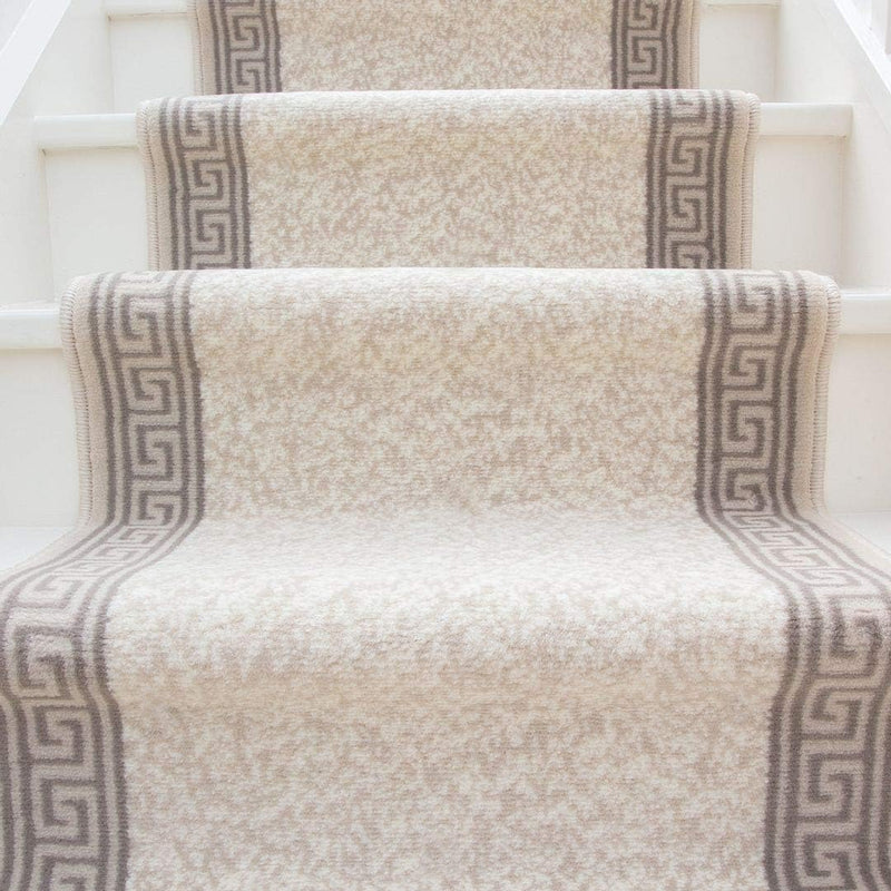 Soft Stair Carpet Durable Aztec Border Runner Rug