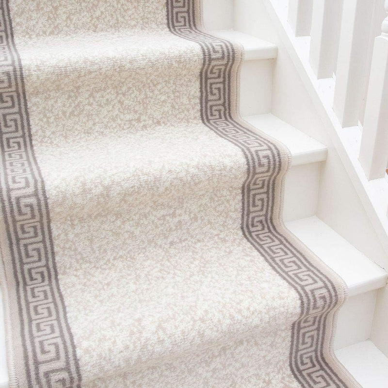 Soft Stair Carpet Durable Aztec Border Runner Rug