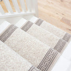 Soft Stair Carpet Durable Aztec Border Runner Rug