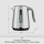 Soft Top Luxe Quiet Electric Kettle Truffle