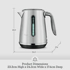 Soft Top Luxe Quiet Electric Kettle Truffle