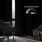 Soft Velvet Curtains 100% Blackout for Window Bedroom