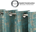 Soft Velvet Curtains 100% Blackout for Window Bedroom