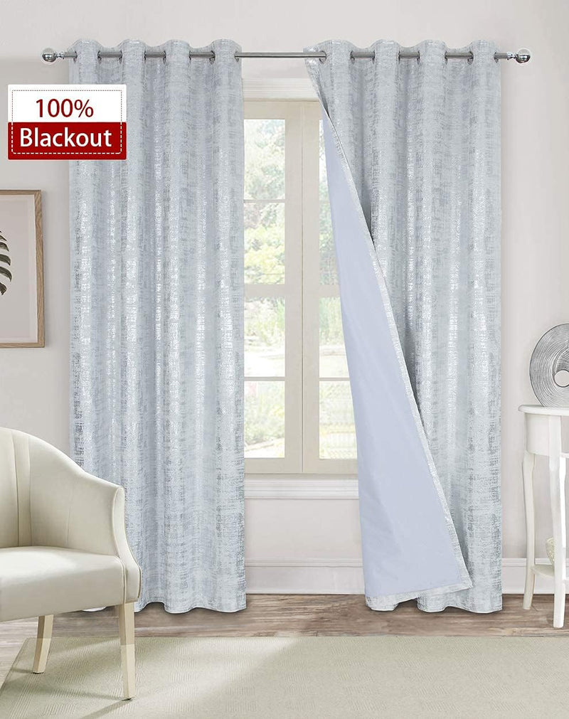 Soft Velvet Curtains 100% Blackout for Window Bedroom