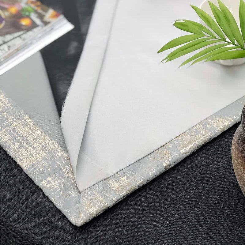 Soft Velvet Curtains 100% Blackout for Window Bedroom