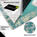 Soft Velvet Curtains 100% Blackout for Window Bedroom