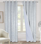 Soft Velvet Curtains 100% Blackout for Window Bedroom