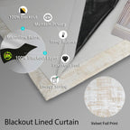 Soft Velvet Curtains 100% Blackout for Window Bedroom