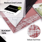 Soft Velvet Curtains 100% Blackout for Window Bedroom