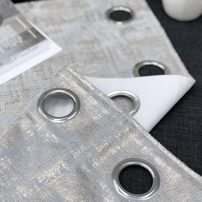 Soft Velvet Curtains 100% Blackout for Window Bedroom