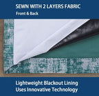 Soft Velvet Curtains 100% Blackout for Window Bedroom