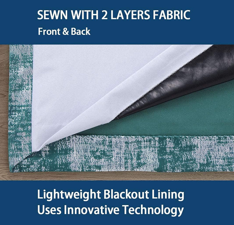 Soft Velvet Curtains 100% Blackout for Window Bedroom