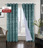 Soft Velvet Curtains 100% Blackout for Window Bedroom