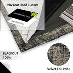 Soft Velvet Curtains 100% Blackout for Window Bedroom