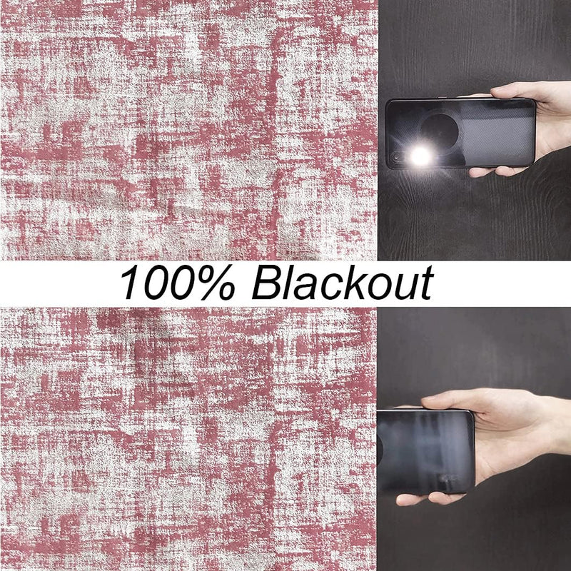 Soft Velvet Curtains 100% Blackout for Window Bedroom