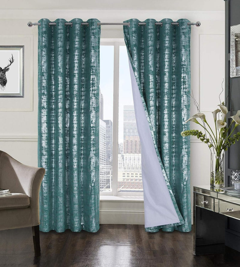 Soft Velvet Curtains 100% Blackout for Window Bedroom