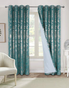 Soft Velvet Curtains 100% Blackout for Window Bedroom