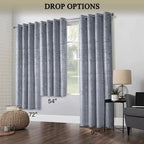 Soft Velvet Curtains 100% Blackout for Window Bedroom