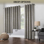Soft Velvet Curtains 100% Blackout for Window Bedroom