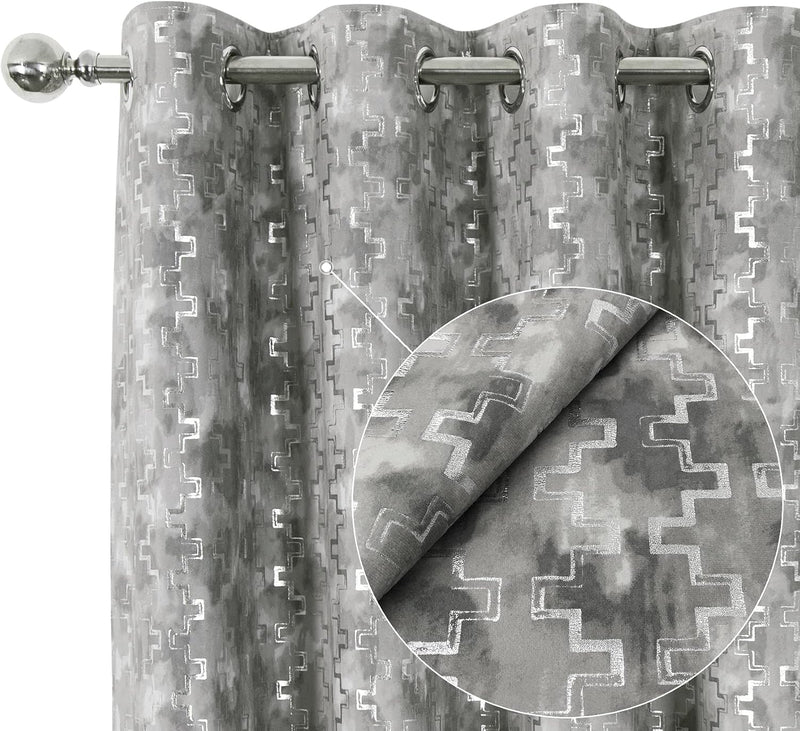 Soft Velvet Curtains 100% Blackout for Window Bedroom