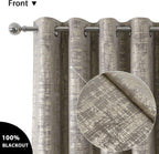 Soft Velvet Curtains 100% Blackout for Window Bedroom