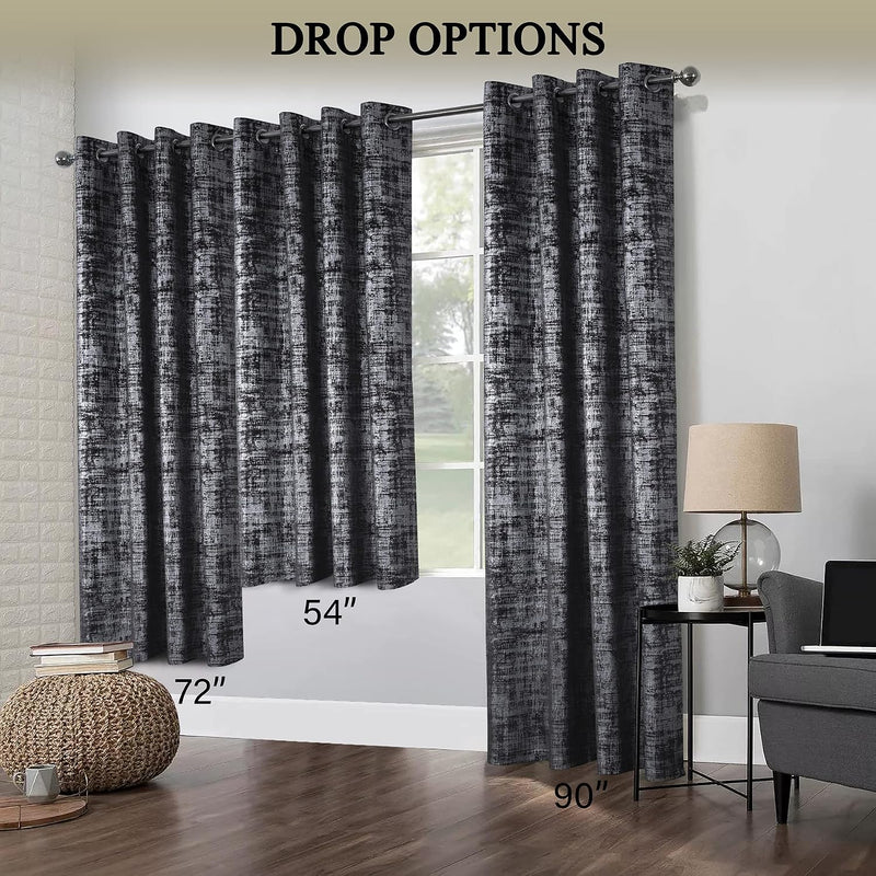 Soft Velvet Curtains 100% Blackout for Window Bedroom