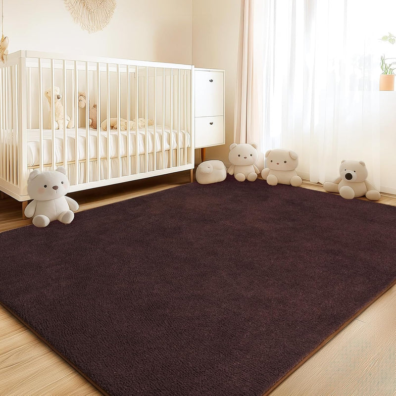 Soft Washable Rugs for Living Room Fluffy