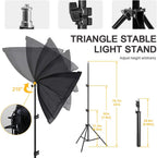 Softbox Continuous Lighting Kit for Camera Photo Video (2Pack)