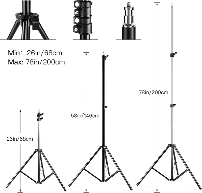 Softbox Lighting Kit 2800K-5700K 85W Bi-Colour Temperature LED