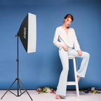 Softbox Lighting Kit 2800K-5700K 85W Bi-Colour Temperature LED