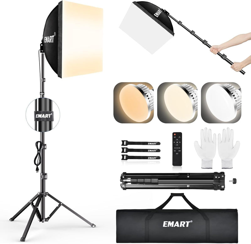 Softbox Lighting Kit Dimmable Soft Box (2 Pack)
