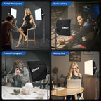 Softbox Lighting Kit Dimmable Soft Box (2 Pack)