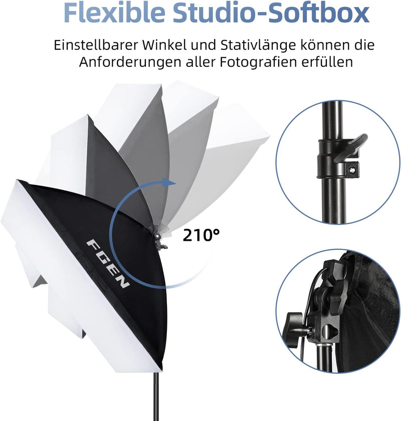 Softbox Photography Lighting 85W LED Soft Box
