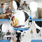 Softbox Photography Lighting 85W LED Soft Box