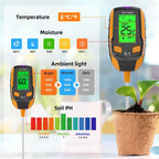 Soil Ph Meter 4-In-1soil Moisture for Houseplants Test