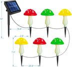 Solar Mushroom Lights