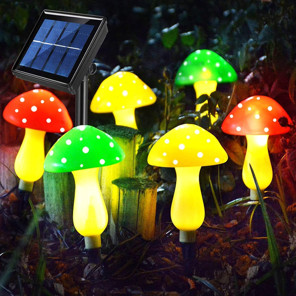 Solar Mushroom Lights