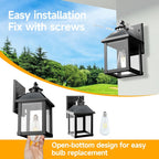 Solar Wall Lights Waterproof Motion Sensor Security Light (2 Pack)