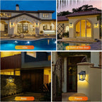 Solar Wall Lights Waterproof Motion Sensor Security Light (2 Pack)